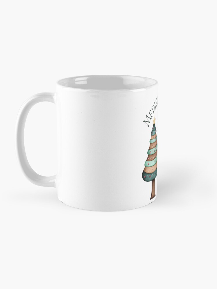Thumbnail 3 of 6, Coffee Mug, Merry Christmas Set of 3 Trees designed and sold by GODS4US.