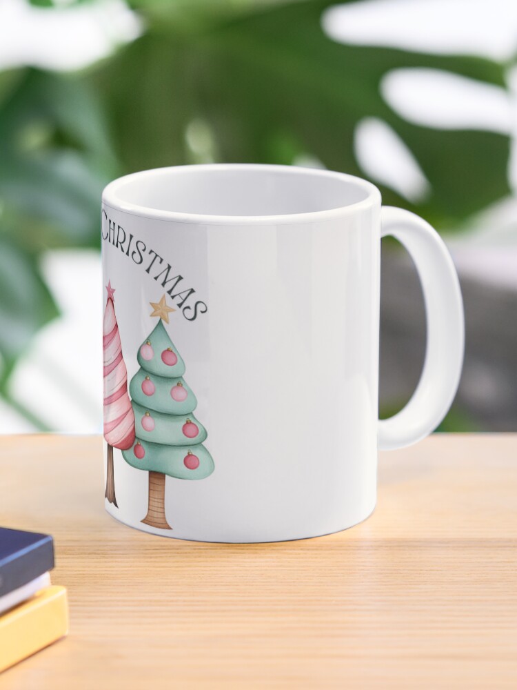 Thumbnail 1 of 6, Coffee Mug, Merry Christmas Set of 3 Trees designed and sold by GODS4US.