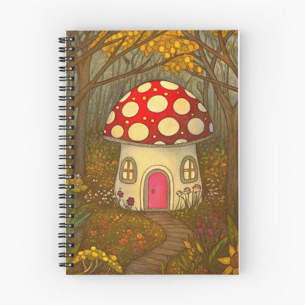 Item preview, large mushroom, with the roof covered in red with white spots designed and sold by MarketByte.
