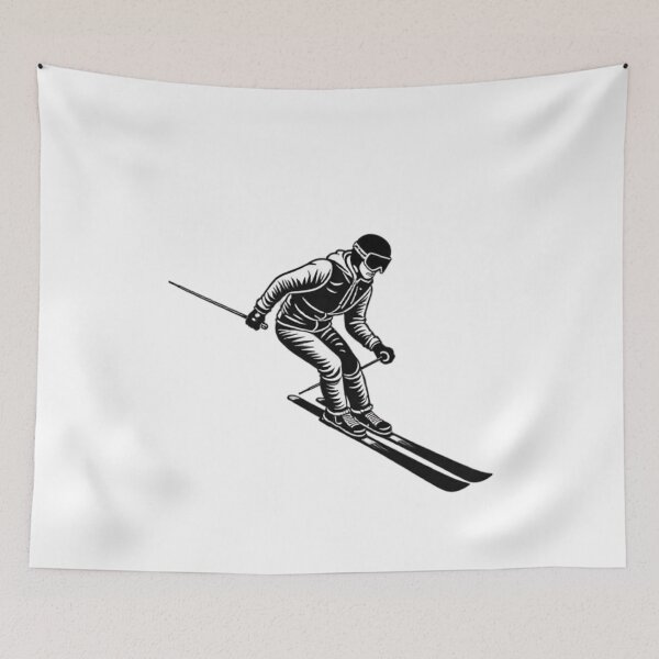Item preview, Ski Skiing Mountains Skier Winter Sports designed and sold by SOUFIANE1991.