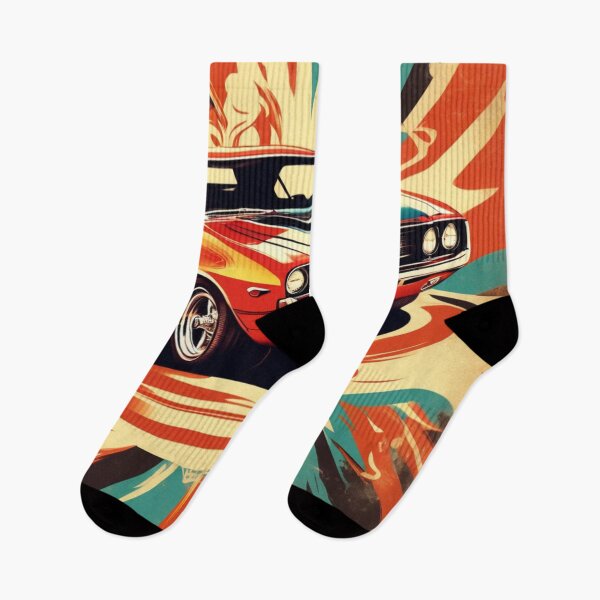Item preview, Retro Vintage Muscle Car Design designed and sold by Chapsdaone.