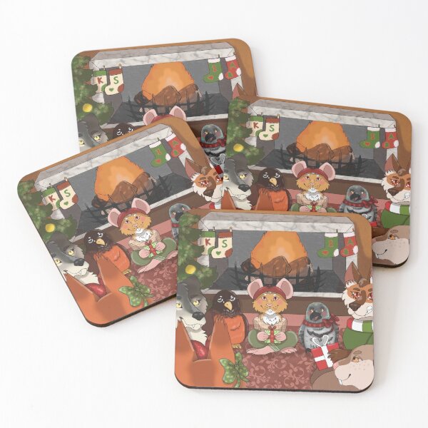 Item preview, Cute critter holiday designed and sold by Wolfkin Art .