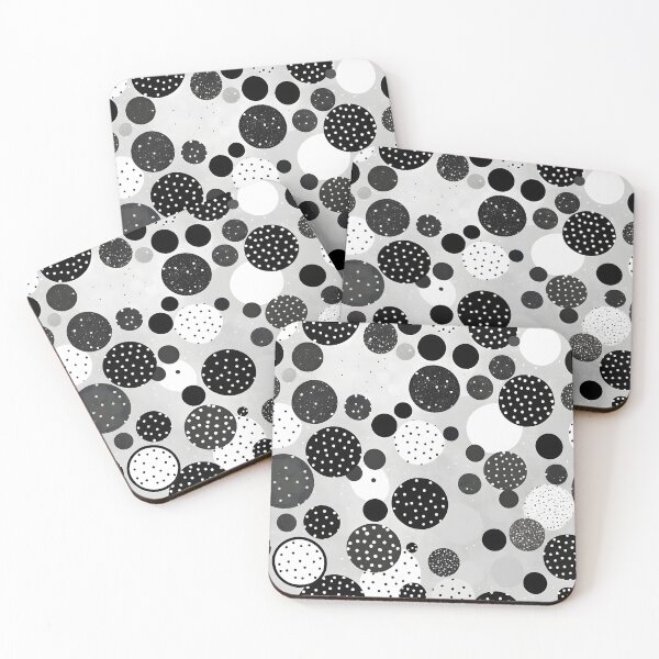 Item preview, Graphic pattern - Black and white circles designed and sold by Fab-Haven.