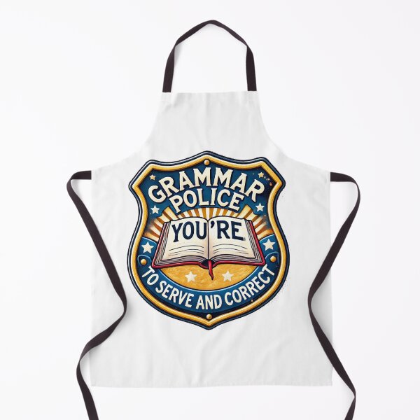 Item preview, Grammar Police designed and sold by Art Off the Wood.