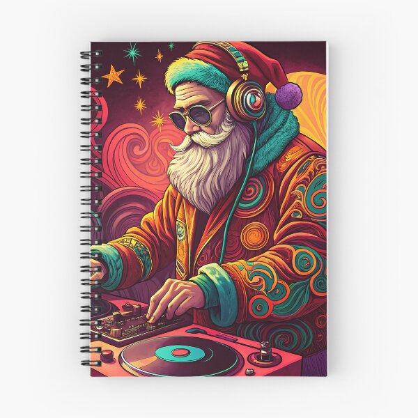 Item preview, Cool party with DJ Santa designed and sold by AhArtMe.