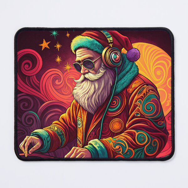 Item preview, Cool party with DJ Santa designed and sold by AhArtMe.