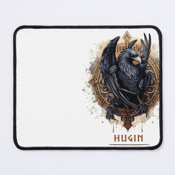 Item preview, Ravens Hugin and Munin with Vegvisir Viking Rune- Protection Rune, Valhalla. designed and sold by PhotoArtMC.
