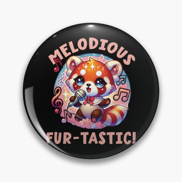 Item preview, Melodious Fur-tastic, kawaii redpanda singing karaoke designed and sold by samah82.