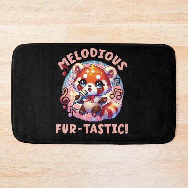 Item preview, Melodious Fur-tastic, kawaii redpanda singing karaoke designed and sold by samah82.