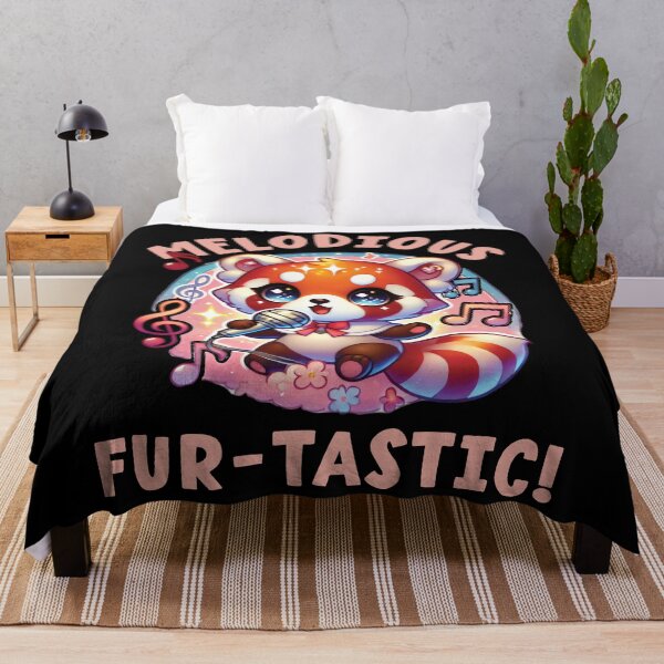 Item preview, Melodious Fur-tastic, kawaii redpanda singing karaoke designed and sold by samah82.