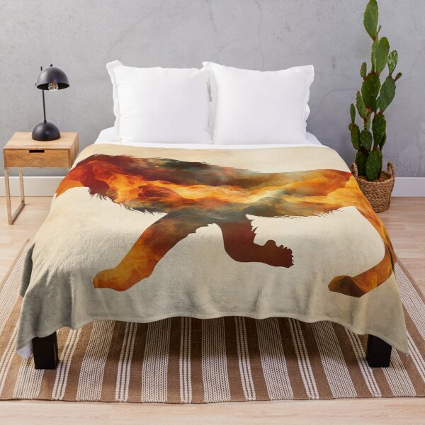 Item preview, Fiery Lion Silhouette designed and sold by Carlos Monteiro.