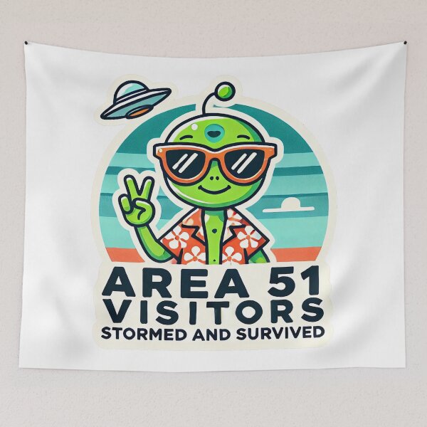 Item preview, Area 51 Visitors designed and sold by supersanko.