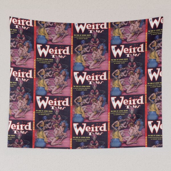 Item preview, Vintage Weird Tales Magazine web of Livin Death designed and sold by TeeARTHY.