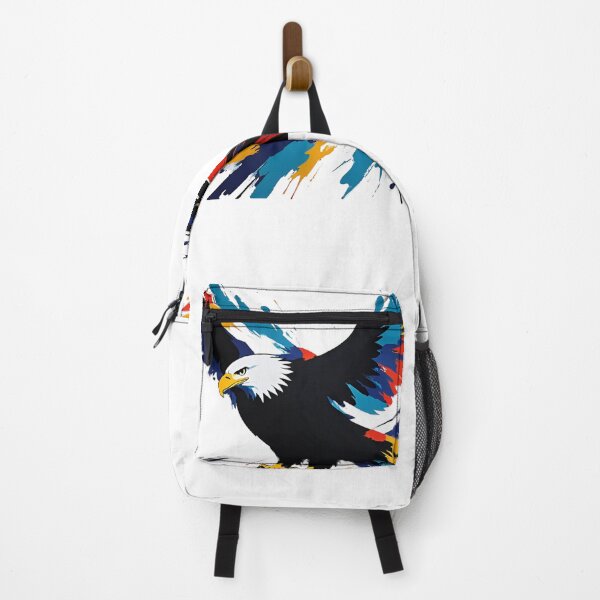 Item preview, Abstract eagle with paint splashes designed and sold by Sascha-Heiko.