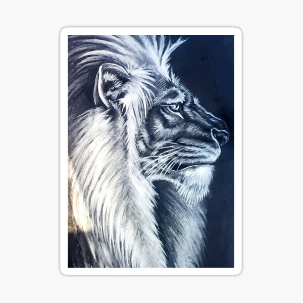 Vista previa del artículo con la obra «león», diseñado y vendido por art-emissa.