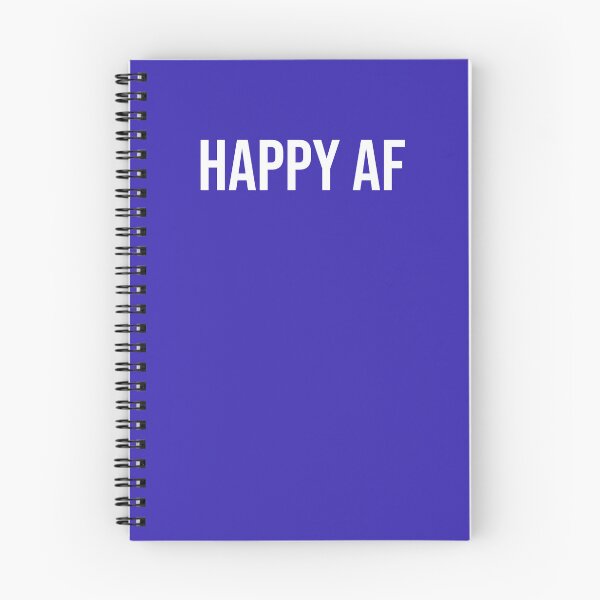 Item preview, Happy AF positive slang designed and sold by stuffaf.