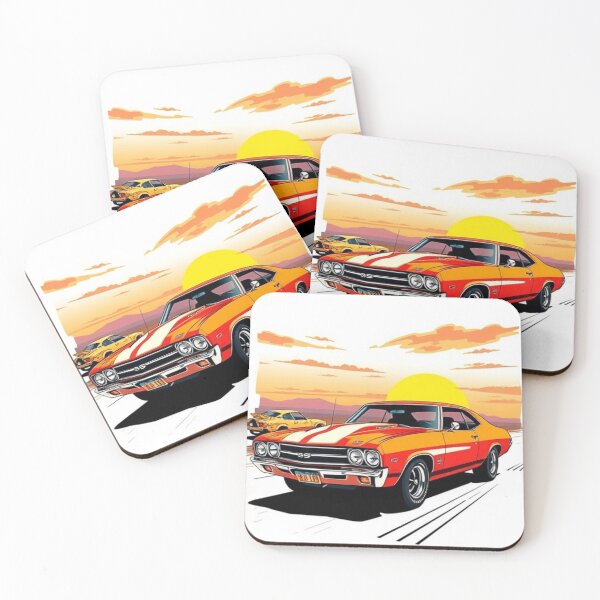 Artikelvorschau, Retro-Oldtimer-Muscle-Car-Design entworfen und verkauft von Chapsdaone.