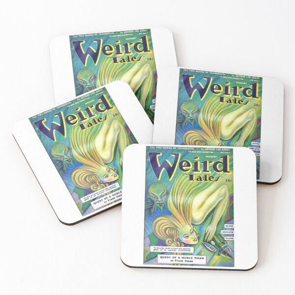 Item preview,  Vintage Weird Tales Magazine Ques of a Noble tiger designed and sold by TeeARTHY.