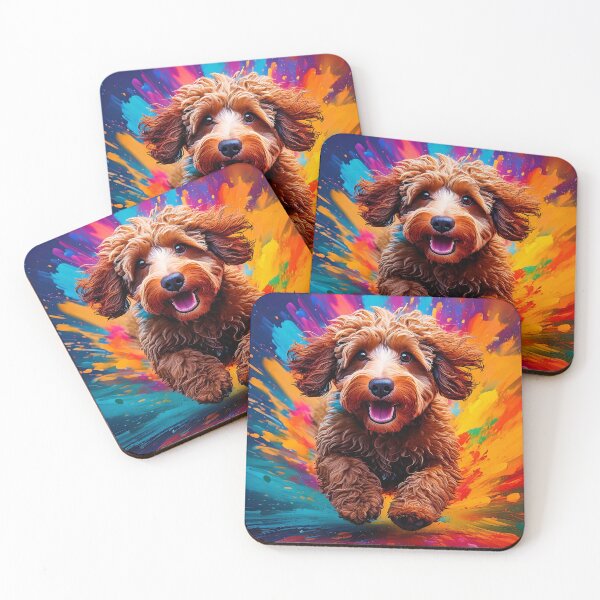 Item preview, Colourful Cockapoo designed and sold by Chloe Marsden.