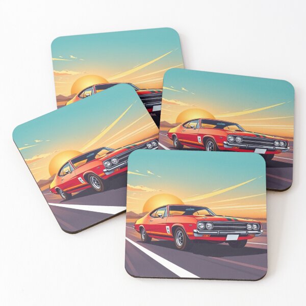 Artikelvorschau, Retro-Oldtimer-Muscle-Car-Design entworfen und verkauft von Chapsdaone.