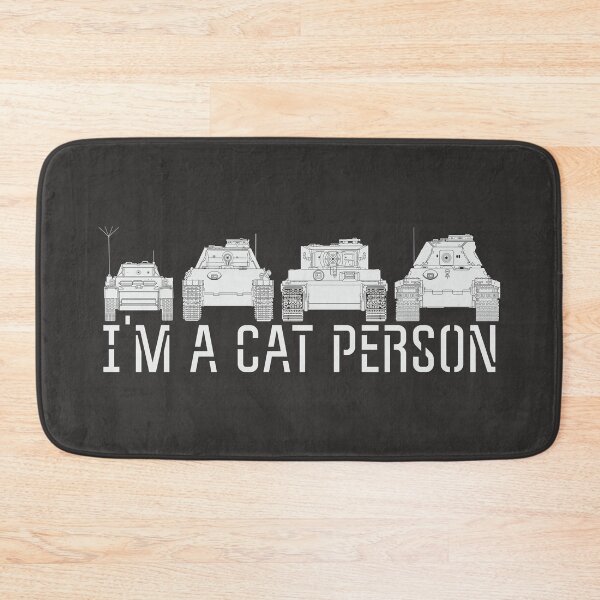 Item preview, I'm a Cat Person - WWII German Tanks designed and sold by FAawRay.