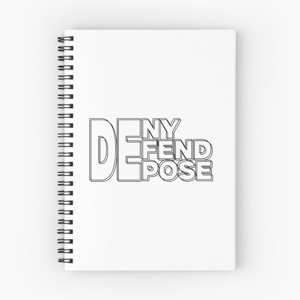 Item preview, Deny, Defend, Depose - black designed and sold by blackinkmice.
