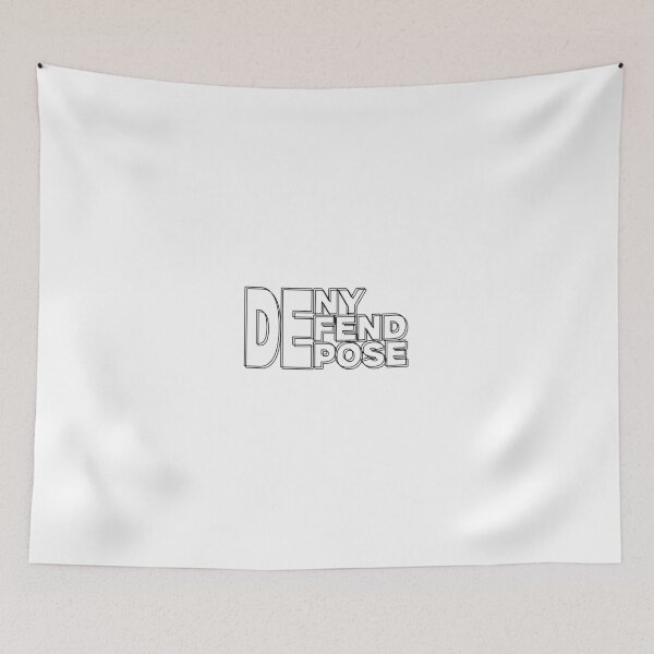 Item preview, Deny, Defend, Depose - black designed and sold by blackinkmice.
