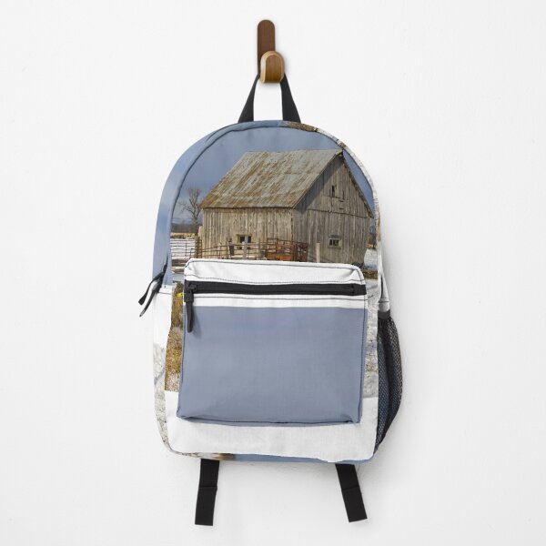Item preview, An old barn in a winter field designed and sold by Josef Pittner.