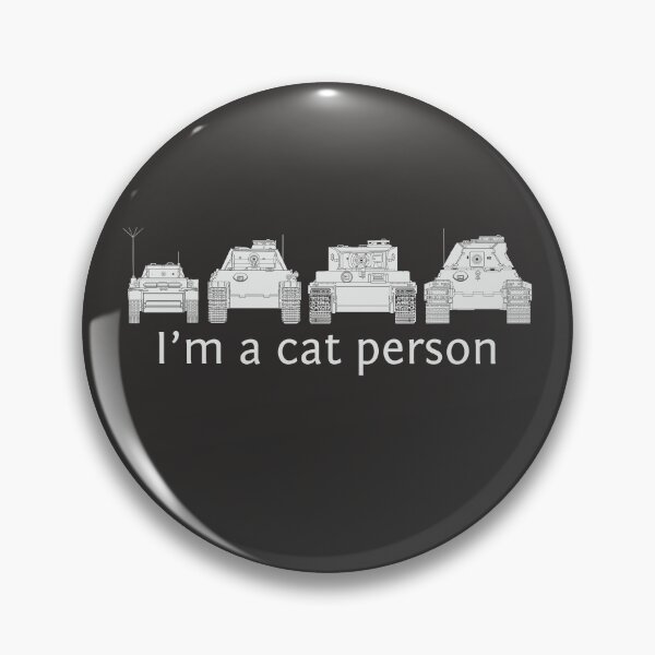 Item preview, I'm a Cat Person - Tanks Edition designed and sold by FAawRay.