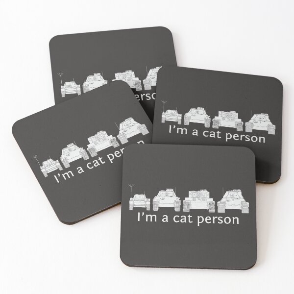 Item preview, I'm a Cat Person - Tanks Edition designed and sold by FAawRay.