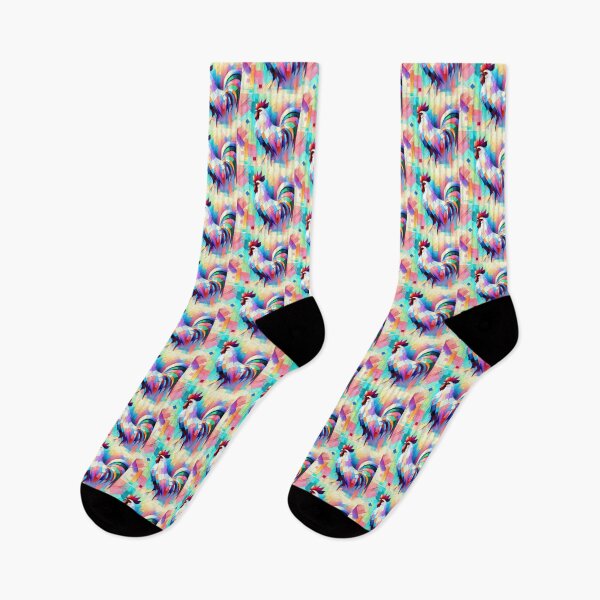 Item preview, Colorful Rooster in Patchwork Style designed and sold by ChrisButler.