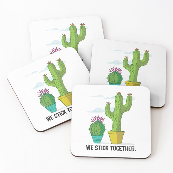 Item preview, Cactus - We stick together designed and sold by Underground Craft Club.