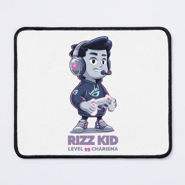 Item preview, Rizz Kid Level 99 Charisma Gaming Design designed and sold by MALIKABO.