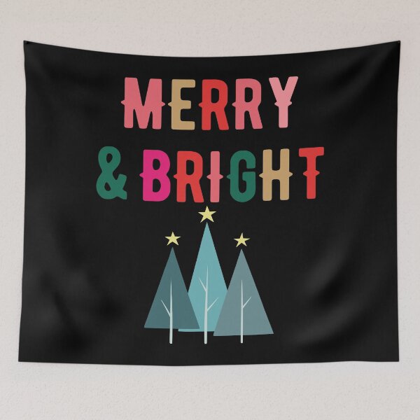 Item preview, Merry & Bright Stylish Christmas Design designed and sold by Azrou shop.