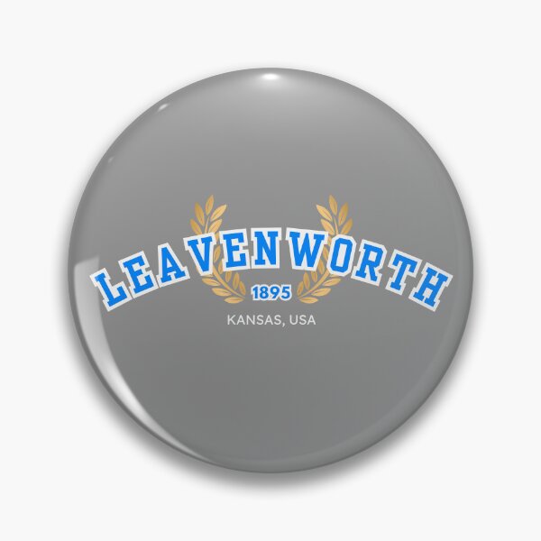 Item preview, Leavenworth Prison Education, Blue and White designed and sold by UNK-Fatigues.