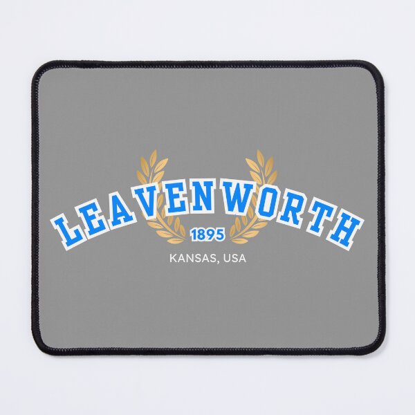 Item preview, Leavenworth Prison Education, Blue and White designed and sold by UNK-Fatigues.