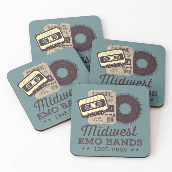 Item preview, Midwest emo bands vinyl records, and vintage concert tickets designed and sold by FurRealStudioCo.