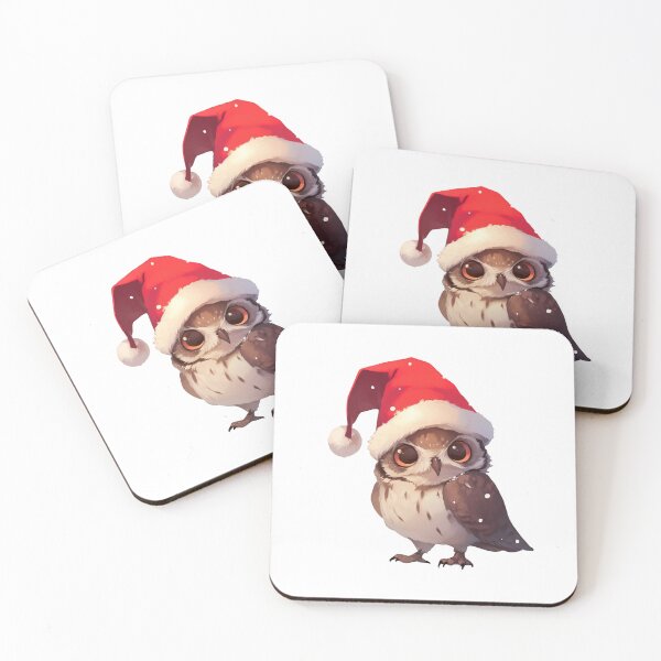 Item preview, Your cute happy friend christmas owl designed and sold by PatternFly.