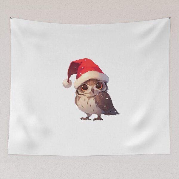 Item preview, Your cute happy friend christmas owl designed and sold by PatternFly.