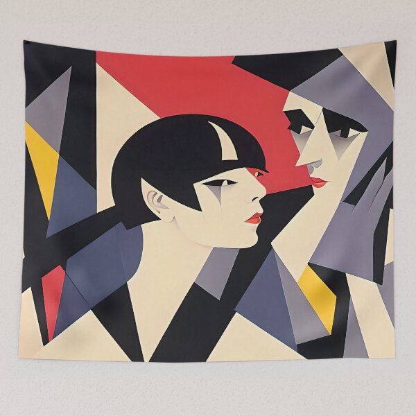 Item preview, Duo Cubiste designed and sold by jeanneserpiere.
