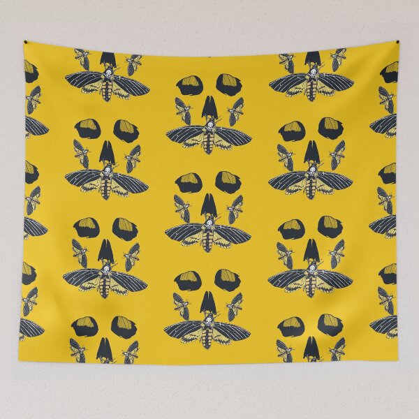 Item preview, Death's-head hawkmoth&skull-pattern 3 designed and sold by StudioViArt.