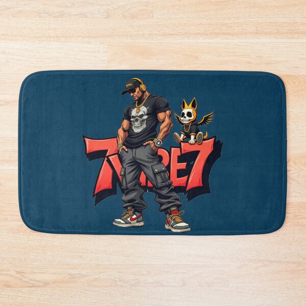 Item preview, PetSkull by 7Vibe7: Graffiti-Style Street Art with an Intriguing Character designed and sold by lajaula.