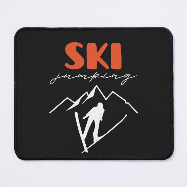 Item preview, Ski Jumping Enthusiast Mountain Sports designed and sold by Anniko Art Studio.