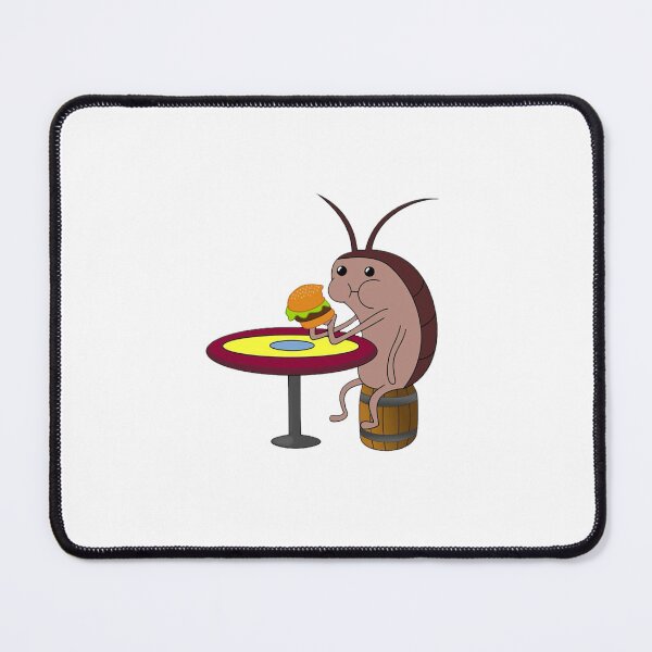 Item preview, Cockroach eating krabby patty from Spongebob designed and sold by Sunnydalecinema.