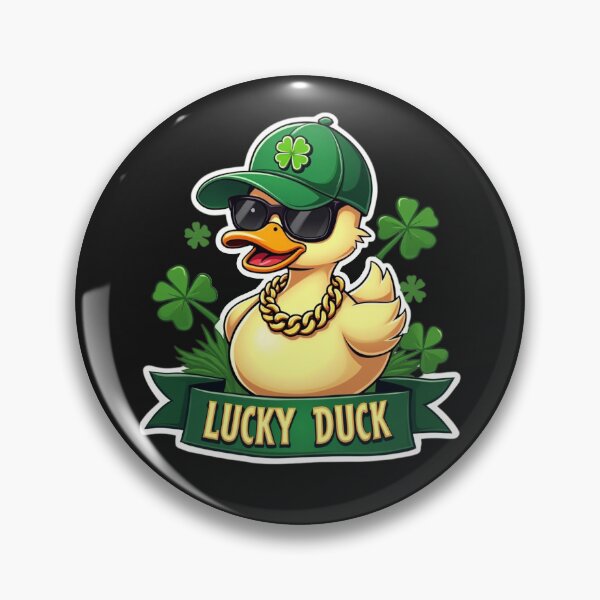 Item preview, Lucky Duc St. Patrick's Day Cool Cartoon Design designed and sold by Alex Songs.