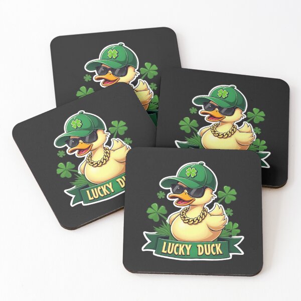 Item preview, Lucky Duc St. Patrick's Day Cool Cartoon Design designed and sold by Alex Songs.