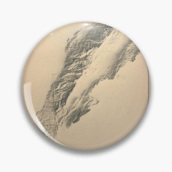 Item preview, Lebanon Shaded Relief 3D Map digitally-rendered designed and sold by ThinkAboutMaps.