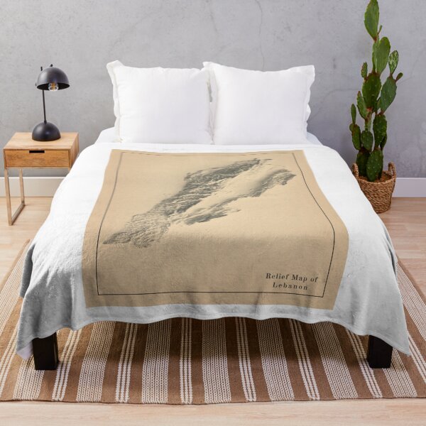 Item preview, Lebanon Shaded Relief 3D Map digitally-rendered designed and sold by ThinkAboutMaps.