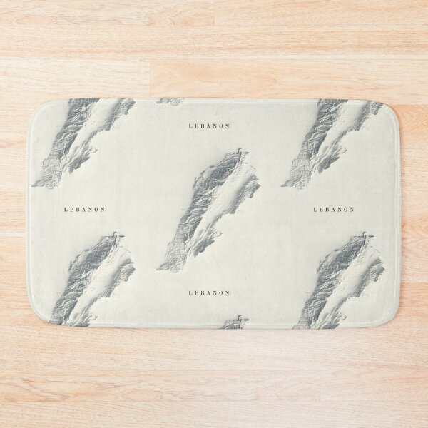Item preview, Lebanon Shaded Relief 3D Map digitally-rendered designed and sold by ThinkAboutMaps.