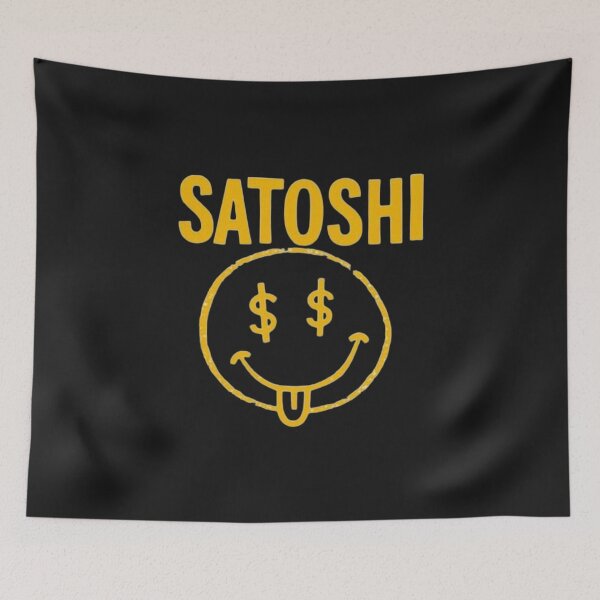Item preview, Satoshi Smiley Cryptocurrency Meme designed and sold by Alex Songs.